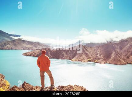 Neuseeländische Seen Stockfoto