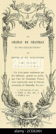 . Gazette des beaux-Arts . Le rédacteur en Chef, garant : LOUIS GONSli. TVR. A. VIIANTIN, UUK 8 AINT-H K.N(UT. lj imm&gt;mik. /•--.RLJ XXIV. - 2 PÉRIODE. 194 GAZETTE DES BEAUX-ARTS. tain nombre dimportants ouvrages du xvr et du xvii^ siècles, sculp-tures, vitraux, faïences peintes, y doivent prendre une place fixe dansla construction. La plupart de ces épaves précieuses ont été, commeles Portraits et dessins du xvi siècle, sauvées du Grand naufrage par lin-telligent héroïsme dAlexandre Lenoir. Les plus remarquables sont cellesqui ont figuré au Musée des Monuments français et qui furent r Stockfoto