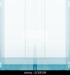 Blau abstrakt Design 3D-Rendering Stockfoto