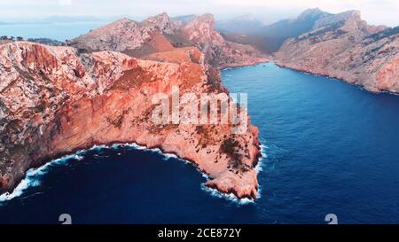 Formentor Peninsula Cap De Formentor An Der Küste Von Nord-Mallorca, Spanien. Hochwertige Fotos Stockfoto