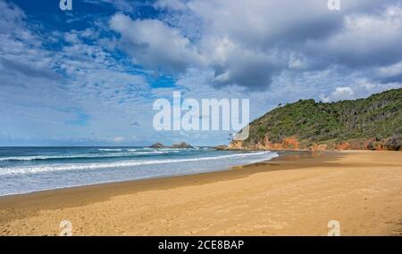 Verlassener Strand in Broken Head, in der Nähe von Byron Bay, Nordküste, New South Wales, Australien Stockfoto