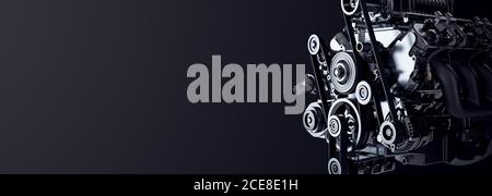 Auto Motor, Studio Bild. Stockfoto