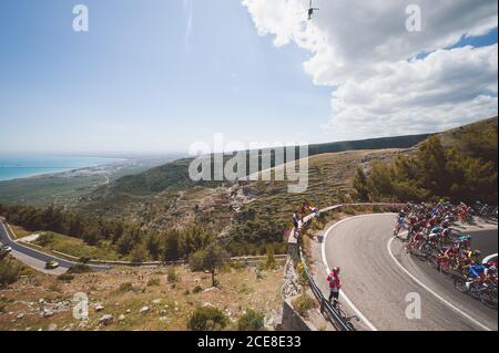 Giro d'Italia Etappe 8 Molfetta nach Peschici, Italien. Mai 2017. Stockfoto