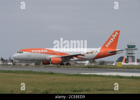 Flugzeug am Flughafen London Southend in Essex UK Stockfoto