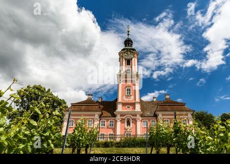 Wallfahrtskirche Birnau, Bodensee, Uhldingen-Mühlhofen, Baden-Württemberg, Deutschland Stockfoto