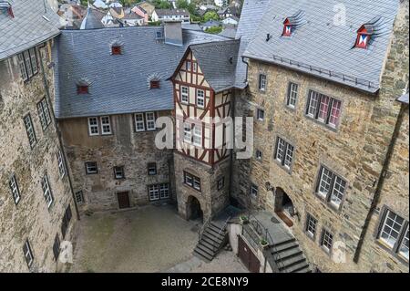 Schloss Runkel, Runkel, Rheinland-Pfalz, Deutschland Stockfoto