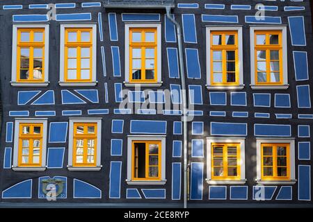 Schiefes Haus - Crooked House - Idstein, Hessen, Deutschland Stockfoto