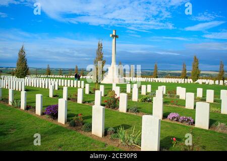 Villers-Bretonneux (Nordfrankreich): Das Australian National Memorial zu Ehren der 11,000 australischen Soldaten, die während des Weltkrieges für Frankreich starben Stockfoto