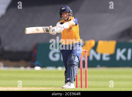 Yorkshire Vikings' Joe Root beim Vitality T20 Blast Match in Trent Bridge, Nottingham. Stockfoto