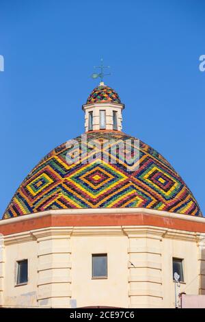 Italien, Sardinien, Alghero, St. Michaels Kirche Stockfoto