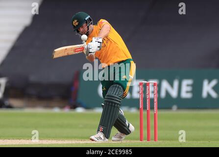 Notts Outlaws Chris Nash beim Vitality T20 Blast Match in Trent Bridge, Nottingham. Stockfoto