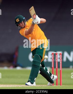 Notts Outlaws Joe Clarke beim Vitality T20 Blast Match an der Trent Bridge, Nottingham. Stockfoto