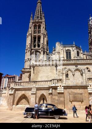 Burgos Kathedrale in Nordspanien Stockfoto