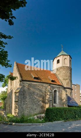 Romanische Rotunda-Kirche des Heiligen Godehard in Strzelin, Niederschlesien, Polen Stockfoto