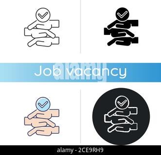 Freundliche Teamikone Stock Vektor