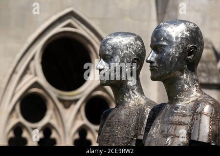 Kunst, Kathedrale St. Etienne, Toul, Lothringen, Frankreich Stockfoto