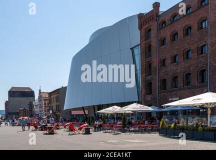Stralsund, M-V / Deutschland - 11. August 2020: Das Fluss- und Ozeanmuseum in Stralsund Stockfoto