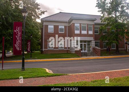 Chestertown, MD, USA 08/25/2020: Der Hauptcampus des Washington College, einer privaten Hochschule für Geisteswissenschaften, die 1782 in Chestertown, MD, gegründet wurde. George Wash Stockfoto