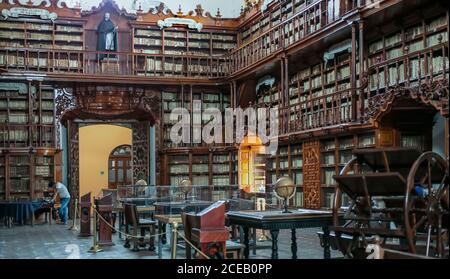 Biblioteca Palafoxiana, Puebla Mexiko Stockfoto