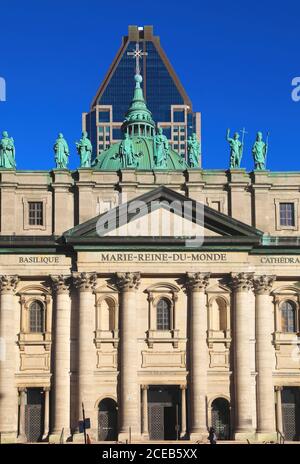 Kanada, Quebec, Montreal, Marie-reine-du-Monde, Basilika, Kathedrale, Stockfoto