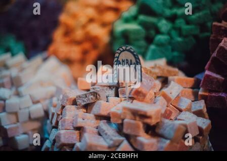 Shop mit verschiedenen Spezialitäten Stockfoto