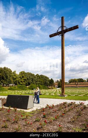 Narodni hrbitov, Mala pevnost, Pamatnik narodniho utrpeni, Terezin, Ceska republika / Nationalfriedhof, kleine Festung, Denkmal der Nationalen Sufferin Stockfoto