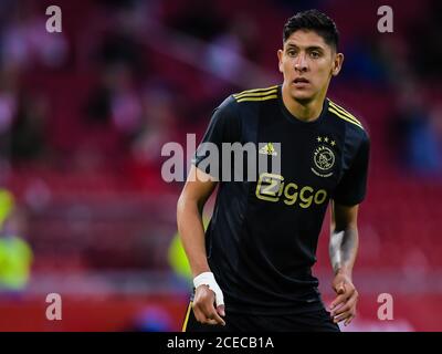 AMSTERDAM, NIEDERLANDE - 29. AUGUST: Edson Alvarez von Ajax während des Vorsaison-Spiels zwischen Ajax und Eintracht Frankfurt am 29. August 2020 in Amsterdam, Niederlande. *** Ortsüberschrift *** Edson Alvarez Stockfoto