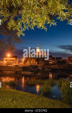 Architektur von Gryfice. Gryfice, Pommern, Polen. Stockfoto
