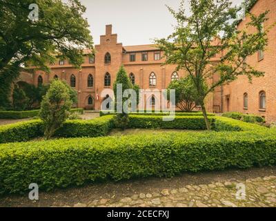 Schloss in Zamek Bierzglowski. Zamek Bierzglowski, Kujawien-Pommern, Polen. Stockfoto