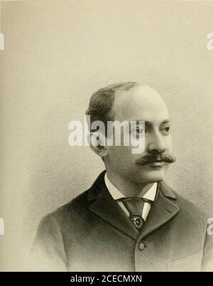 . Die prominenten und fortschrittlichen Männer des Staates New York;. od, kamen in die Vereinigten Staaten, und mehrere von ihnen, die in Washington eindrangen, traten in die Bundesarmee ein und verdienten sich im Bürgerkrieg. Henry war der letzte von allen zu kommen. Helanded in diesem Land am 12. Juli 1867, ein Junge von fünfzehn, mit einer deutschen Common-School-Bildung. Er blieb eine Woche in New York und ging dann nach Washington, wo er für dreieinhalb Dollar pro Woche in einem Bekleidungsgeschäft beschäftigt wurde. Er blieb dort vier Jahre, mit verschiedenen Förderungen und Gehaltserhöhungen, bis er fünfzehn Dollar pro Woche bekam Stockfoto