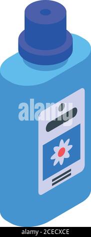 Symbol für Weichmacher, isometrischer Stil Stock Vektor