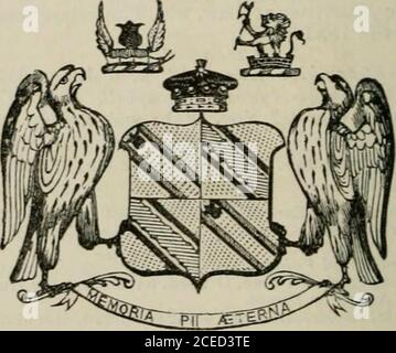 . Das Peerage des Britischen Reiches wie derzeit vorhanden : arrangiert und gedruckt aus den persönlichen Mitteilungen des Adels. STUART DE DECIES, BARON. (Villiers-Stuakt.) Hexry Villiers-Stuart, Baron Stuart de Decies of Dromore,Within the Decies, Co. Waterford, in the Peerage of the United King-dom; Lord Lieutenant and Custos-Rotulorum of the County of Wa-terford, and Colonel of the Waterford Miliz; B. 8. Juni 1803, 7n.Madame de Olt, und hat Ausgabe. Seine Herrschaft ist der älteste Sohn des verstorbenen Lord Henry Stuart (5. Sohn des 1. Marquis von Bute) durch Lis Heirat mit Lady Gertrude-Emilia V. Stockfoto