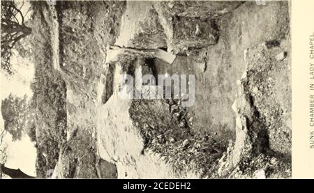 . Lesnes Abbey in der Pfarrei Erith, Kent; wobei der vollständige Bericht der Untersuchungen, architektonische und historische, durchgeführt von der Works Committee der Woolwich Antiquarian Society in den Jahren 1909-1913. TN Fakt Pat. Stockfoto