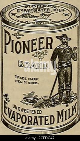 . Die Argonaut. Neue Stare und Standort der GOODYEAR GUMMIFIRMA 587-589-591 MARKT ST. 17-19-21-23-25 zweite St. EINE Tatsache, die Ihrer Betrachtung würdig ist. BORDENS PIONIERMARKE EVAPORATEDMILK. (Ungesüßt) hergestellt von den Urhebern der Kondensierten Milch, die seit über 50 Jahren alle ihre Energien der Herstellung der hochwertigsten Sanitärmilch gewidmet haben, in der Gail Borden der Pionier war. Sehen Sie, dass das Label den Namen BORDENS CONDENSED HIIK CO. Lender of Qnnlity, Est trägt. 1S57. Neue Tfork. Februar 1909. DIE ARGONAUT 91 Stockfoto