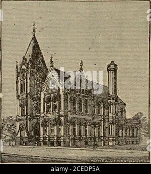 . BERICHT DES BILDUNGSMINISTERS, ONTARIO, 1890. Y Riney, war ein gewöhnlicher Zimmermann, der im Hof arbeitete. Durch fleißiges Studium im Mechaniksinstitut lernte er die Kunst des Entwurfs und der Ablegung von Schiffen. Er war nicht ernannte Vorarbeiter auf den ersten, da wir nicht wissen, seine Fähigkeiten. Unser verstorbener Vorarbeiter wurde mit Lähmung geschlagen, aber als wir dachten, dass es eine Möglichkeit seiner Genesung gab, erlaubten wir Herrn Briento, vorübergehend die Verantwortung zu übernehmen, und er erwies sich als so geschickt, dass wir Herrn Brien nach dem Tod von Herrn Riney zum Vorarbeiter ernannten. Er hat für uns den Schoner Valentine und die Barge Hiawatha, zwei große, gebaut Stockfoto