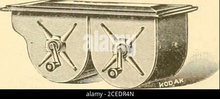 . Das Buch der Fotografie; praktisch, theoretisch und angewandt. Abb. 214. – Kodak Entwicklungsmaschine. Stockfoto