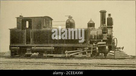 . Cassiers Zeitschrift. - o LOKOMOTIVE PRAXIS IN NEUSEELAND 387 sehr zahlreiche Klasse F der alten neuseeländischen Eisenbahnen, kann man sich daran erinnern, dass es sich um 6-gekoppelte Satteltanks mit Zylinder10^2 x 18 und 3-Fuß-Rädern handelte. Sie werden in den Bahnwerkstätten zu Flügeltanks umgebaut, mit 12-Zoll-Zylindern und mit nachhängenden Pony-Trucks, deren Gewicht gleichzeitig um etwa 10 Tonnen erhöht wird. Asthus verändert, sie erweisen sich als äußerst nützliche kleine Maschinen, wie in der Tat, theyalways waren sogar in ihrer nicht umgewandelten zwei wieder aufgebauten Klassen getan haben, und aredoing, excelle Stockfoto