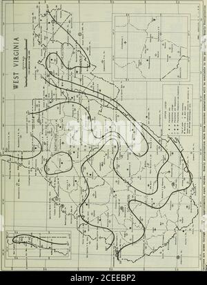 . Klimatologische Daten, West Virginia. DURCHSCHNITTSTEMPERATUR WEST VIRGINIAJANUARY 1957. 1 - 1 1^ 1 i 1^/. OS / S g &gt; o^1 . ^i lo ^-? J. / OS STATIONSVERZEICHNIS ABERDEENALBRIGHTALDER50NALPENA 1 NUARBOVALE 2 ATHEN CONCORD COLLEGE BAYARO BECKLEY V EIN KRANKENHAUS BELINOTON BELLEVILLE 0AM 20 BELVA 2 EBENSONBENS RUN BERREUEV SPRINGSBIRCH RIVER 6 SSW BLUEFIELO I BLOEFIELSCALLES MERCER CO AP BILLUNSTELASTON LASTE LAUBLAUBLASTEL LAUBLASTEL LAUBLAGERBLAGERBLAUBLAGERBLAGERBLAGERBLAGERBLAGERBLAGERBLAGERBLA AUF GAULEV COUNTY CHARLESTON 1CLARKSBURG 1CLAY I CLENDENIN 2 SHCORTON CRANBERRY GLADES CRAWFORDCRESTONDAILE Stockfoto