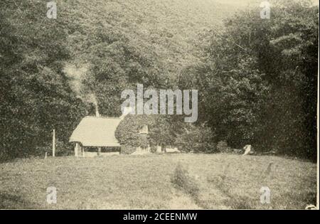 . Ein bildlicher und anschaulicher Führer nach Dublin und die Wicklow Touren ... B. Killkk,] [Bray. GLEN COTTAGE, GLEN OF THE DOWNS. 27 Stockfoto