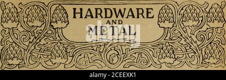 . Hardware-Merchandising Januar bis Juni 1900. Kemp Manufacturing Co., Toronto, Kanada.. VOL. XII MONTREAL UND TORONTO. JUNI 30, 1900. Nr. 26 Präsident, "OHN BAYNE MacLean, Montreal. THE MacLean PUBLISHING CO. Limited. Herausgeber von Handelszeitungen, die in den Provinzen British Columbia, North-West Territories, Manitoba, Ontario, Quebec, Nova Scotia, New Brunswick, P.E.Island und Neufundland zu finden sind. BÜROS MONTREAL • • - - Board of Trade Building, Telefon 1255. TORONTO a6 Front Street West, Telefon 1148.LONDON, eng. - - - - Log Fleet Street, E.C., J. M. McKim.MANCHESTER, eng. ■ • - 18 Stockfoto