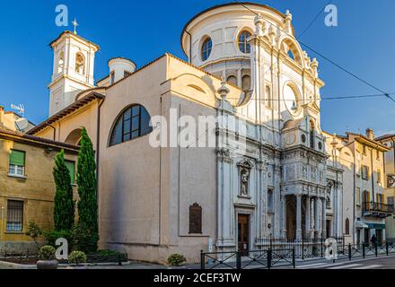 Chiesa di Santa Maria dei Miracoli Primo santuario civico Saint Maria of Miracles katholische Kirche Renaissance-Stil Gebäude, Brescia historischen Zentrum, italienischen Kirchen, Lombardei, Norditalien Stockfoto