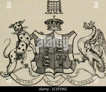 . Das Peerage des Britischen Reiches wie derzeit vorhanden : arrangiert und gedruckt aus den persönlichen Mitteilungen des Adels. 1825, Llovd-Bamford Hesketh, Esq. Of Gwrych Castle, Co. Denbigh, B.. 9. Aug. 1788.Creations. – Baron 1806 ; Viscount und Earl 1815.Genealogie. – Siehe Genealogical Volume.Motto. – Ex fide fortis : Strong through Faith.Town Residence. – 37, Portman Square.Seat – Madresfield Court, Great Malvern, Worcestershire. ^P Henry Somerset, Duke of Beaufort, Marquis und Earl of WOR-Cester, Earl of Glamorgan, Viscount Grosmont, Baron of Bottetourt, und Baron Herbert, beide von writ, Baron Herbe Stockfoto