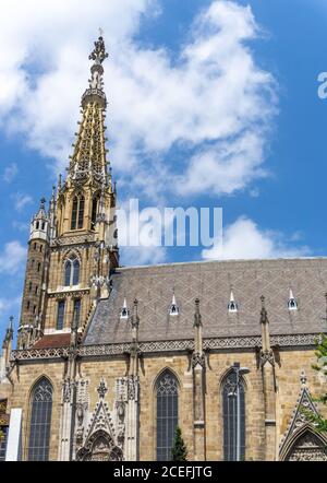 Blick auf die Frauenkirche in Esslingen am Neckar Stockfoto
