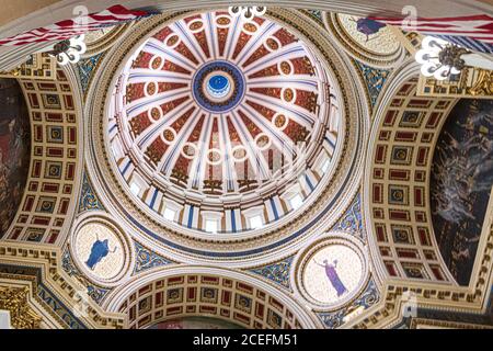 Innenraum des Doms des Pennsylvania State Capitol Stockfoto