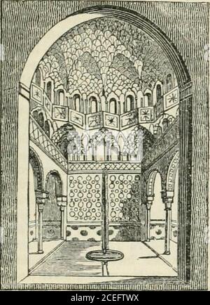 . Die Enzyklopädie der Geographie: Eine vollständige Beschreibung der Erde, physikalische, statistische, zivile und politische. Die Alhambra. 31G. Stockfoto