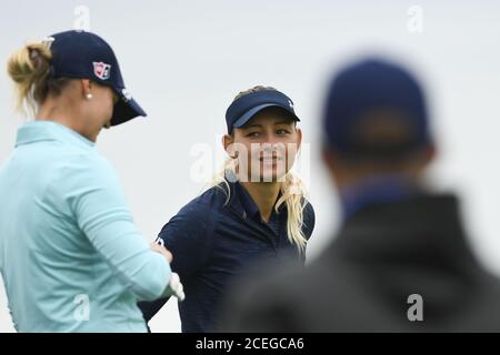 EMILY KRISTINE PEDERSEN aus Dänemark in Aktion während der Tipsport Czech Ladies Open in Beroun, Tschechische Republik, 30. August 2020, vollwertiger Teil des Th Stockfoto