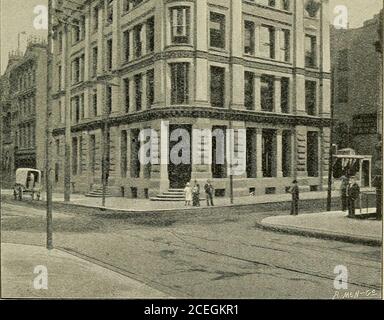 . Rand, McNally & co.'s praktischer Reiseführer für Philadelphia und Umgebung, einschließlich Atlantic City und Cape May. BROWN BROTHERS BUILDING – Southeast Corner Fourth Street und Chestnut Street. Brown Brothers & Co. S. E. Corner 4th und Chestnut Streets, PHILADELPHIA. 59 Wall Street, New York. 50 State Street, Boston. ALEX. BROWN & SONS, Baltimore und Calvert Sts., Baltimore. MITGLIEDER DER BÖRSEN VON NEW YORK, PHILADELPHIA UND BALTIMORE. Kaufen und verkaufen Sie Anleihen und Aktien auf Provision. FIR§T-GLftSS INVESTMENT SECURITIES fl SPLGIftLTY. Geld erhalten auf Kaution und Zinsen erlaubt. Kaufen und verkaufen Sie Rechnungen von Exchang Stockfoto