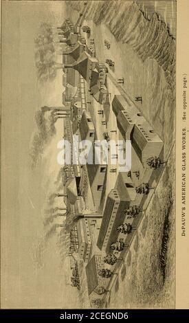 . Die Industrien von Louisville, Kentucky, und von New Albany, Indiana. SANDERSON KIRE MOTORENHAUS. New Albanys Fire Department ist eine der am besten ausgestatteten und effizientesten im Westen, Größe der Stadt betrachtet. Es besteht aus drei First-classsteamers, ein Hand-Motor, ein Haken und Leiter LKW, eine reichlich Vorrat an Rollen und Schlauch, drei Ziegel und ein Rahmen-Motor-Häuser, und eine Ergänzung der bezahlten Feuerwehrmänner, unter der Leitung eines erfahrenen Chefingenieur. Eines der Fährschiffe ist auch mit einer leistungsstarken Pumpe ausgestattet, die Schutz für die Schifffahrt und die Mühlen, Fabriken usw. bietet. Stockfoto