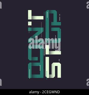 Dont stop Grafik T-Shirt Vektor-Design, Typografie Stock Vektor