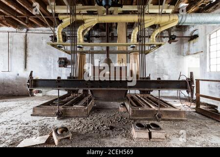 Italien Venetien Silea - Industriearchäologie - Chiari & Forti - Exformer Ölmühle Stockfoto